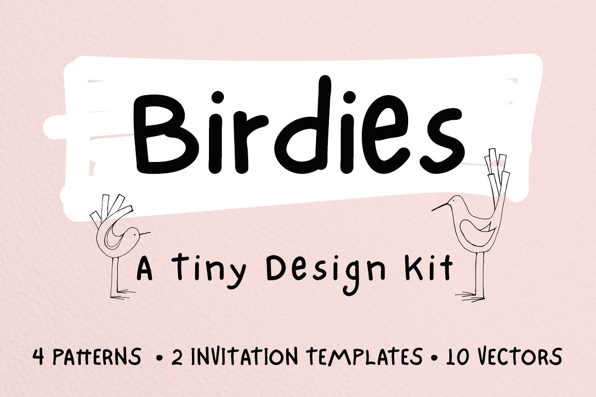 Birdies | A Tiny Design Kit example image 1