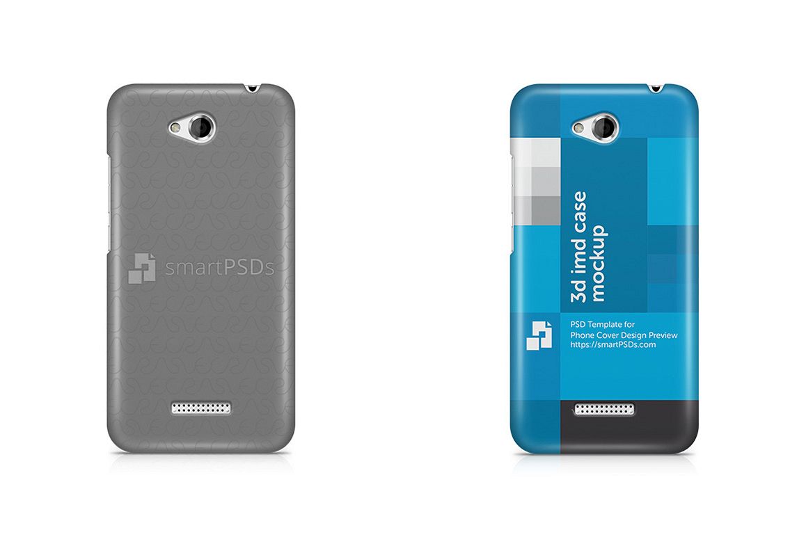 HTC Desire 616 3d IMD Mobile Case Design Mockup 2014 example image 1