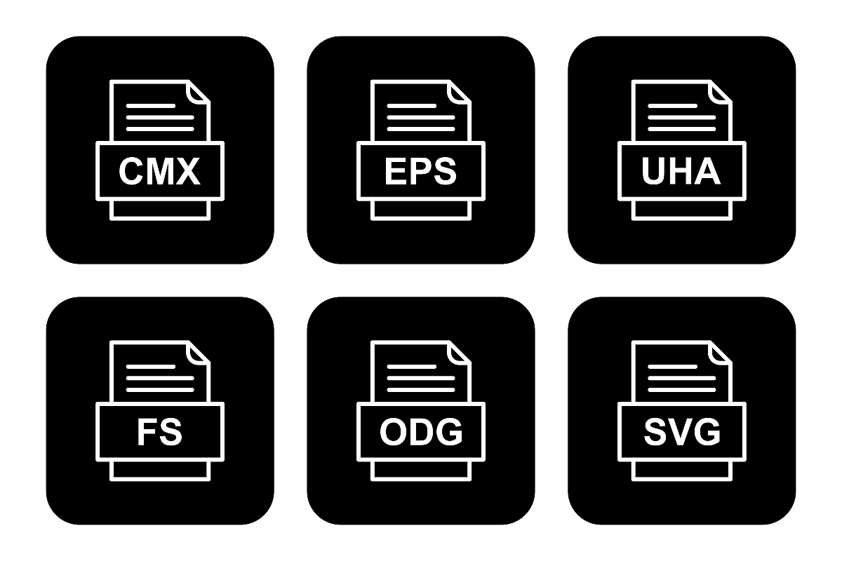 Set Of File Formats Icons example image 1