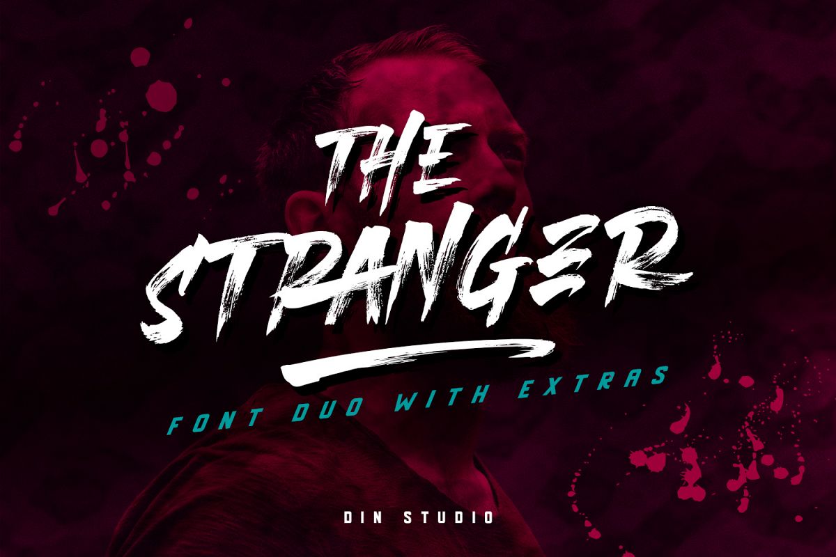 The Stranger Font Duo With Extras example image 1