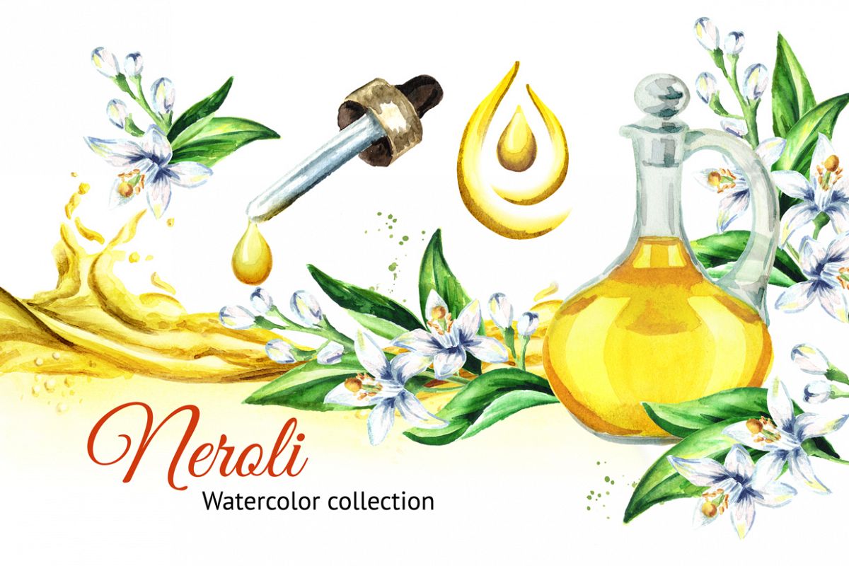 Neroli. Watercolor collection example image 1