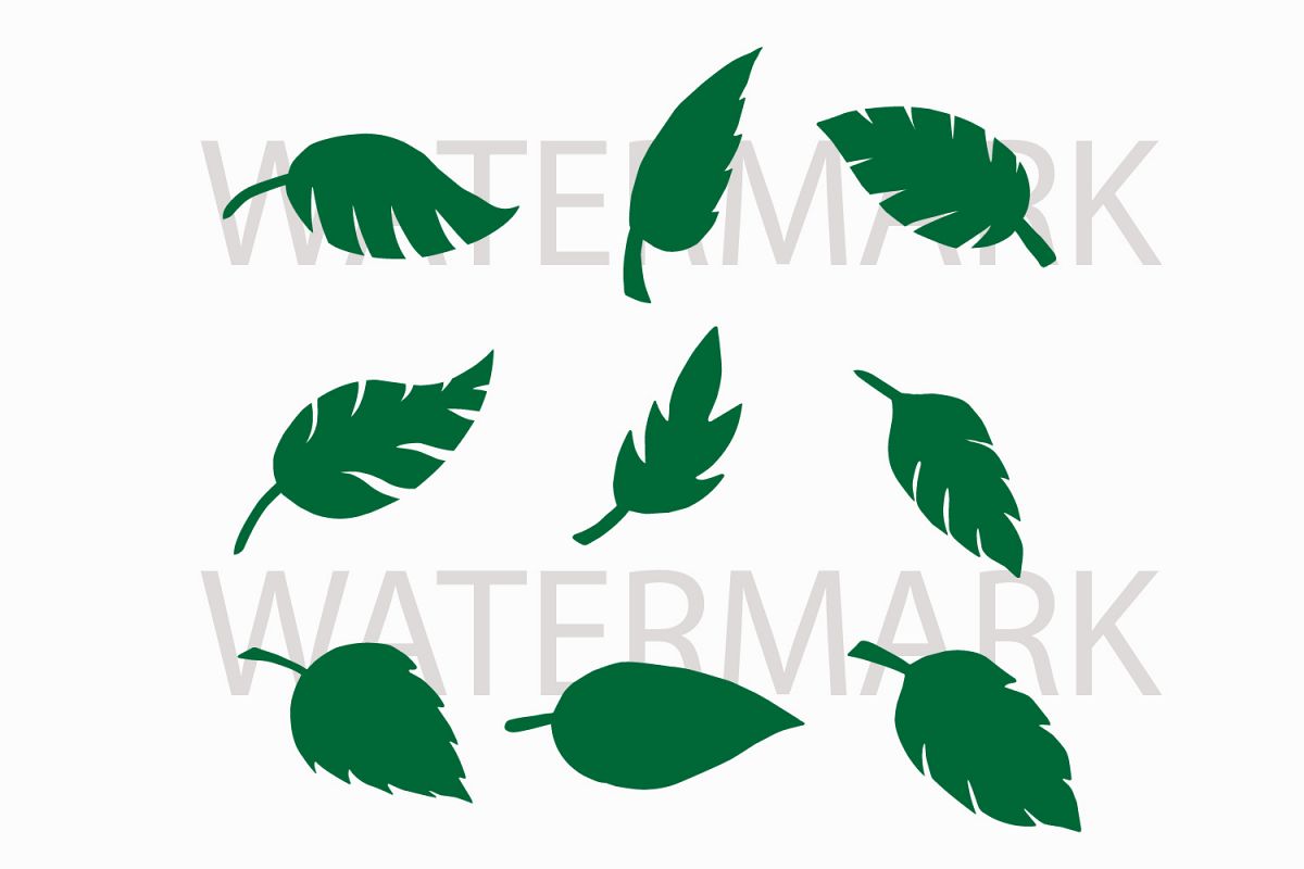 Download Bundle Leaf silhouette - SVG/JPG/PNG Hand Drawing (78453 ...