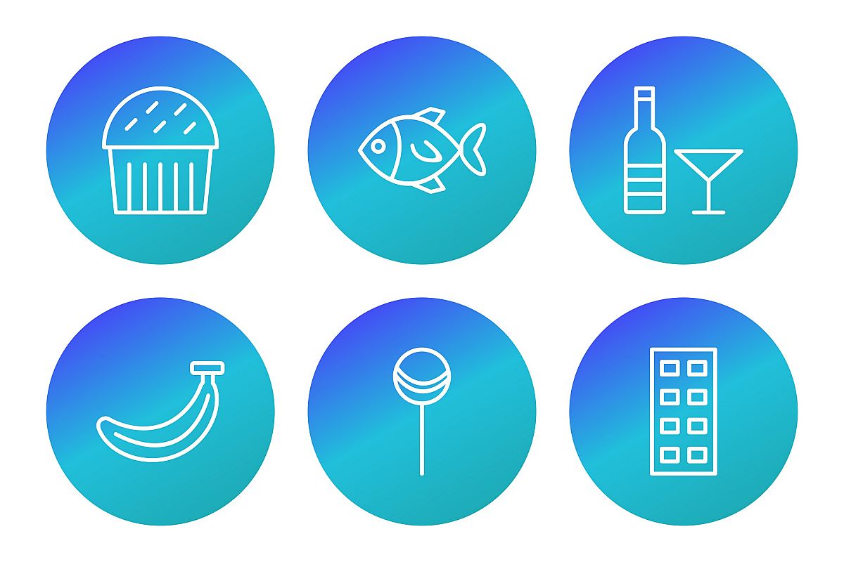 Set Of Food Icons example image 1
