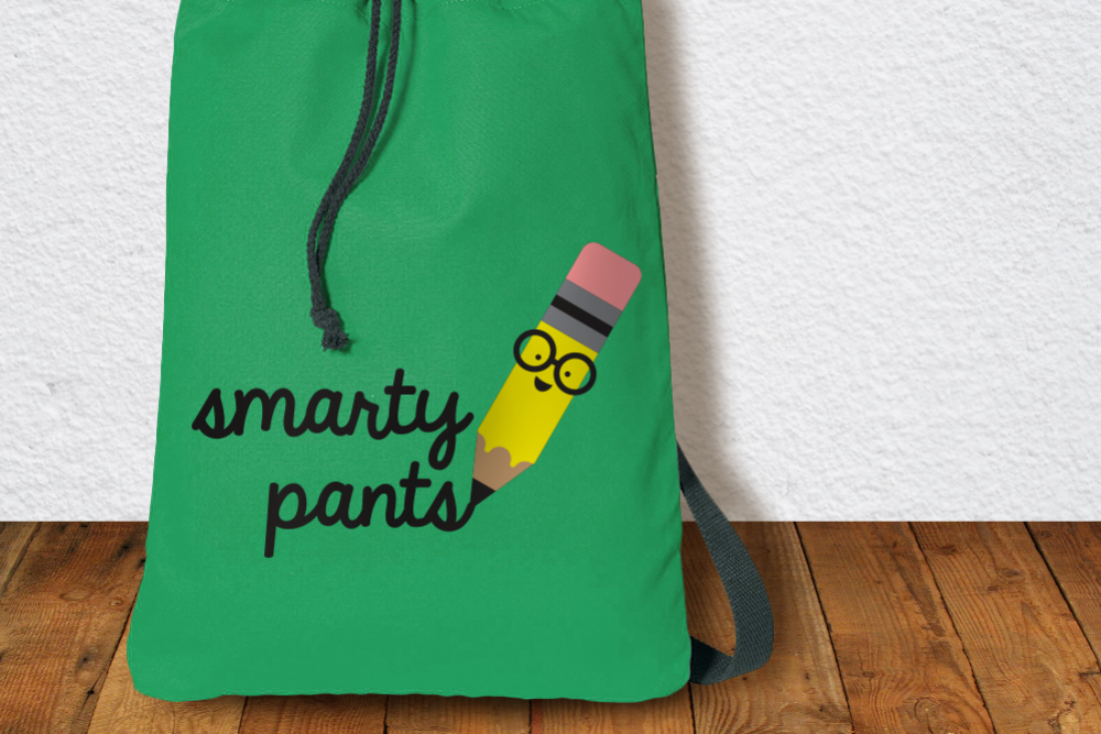 Smartypants Pencil Nerd SVG Design example image 1
