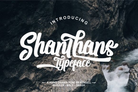 Shanthans Typeface example image 1