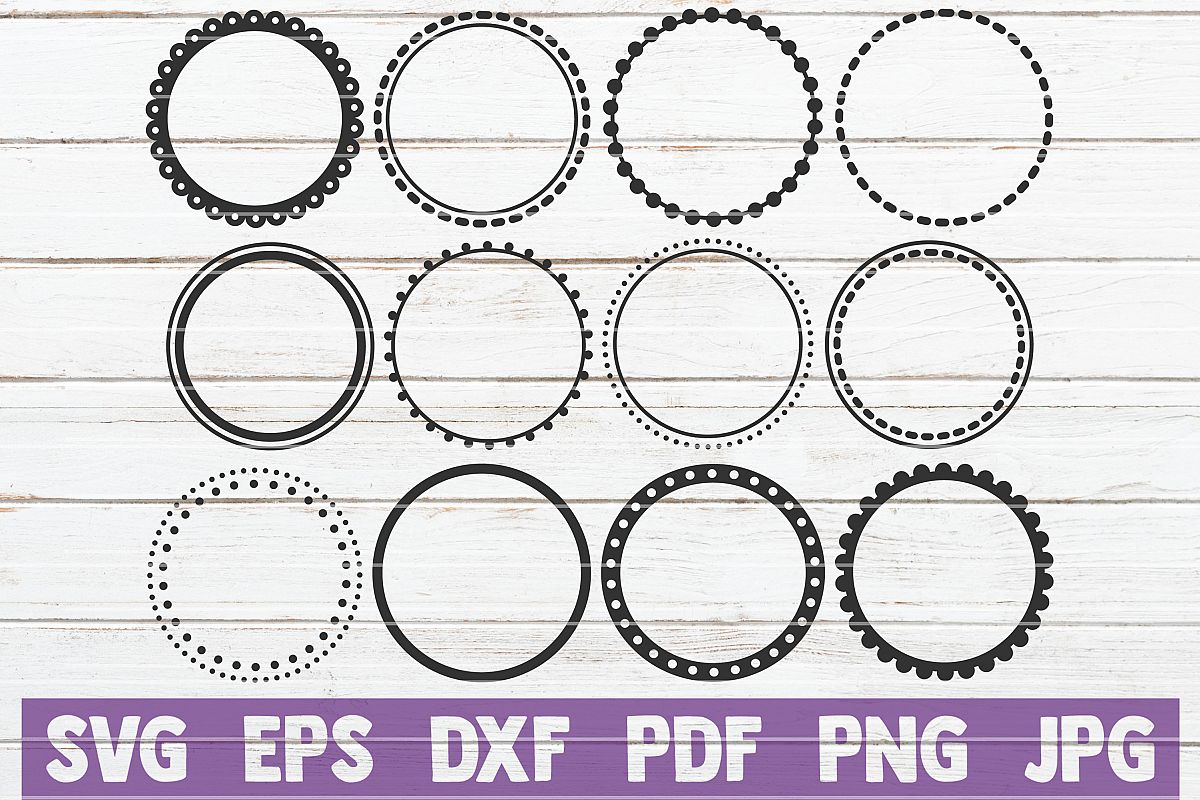 Monogram Frame Png Dotted Frame Svg Circle Svg Dots Circle Border Svg Sexiz Pix 4529