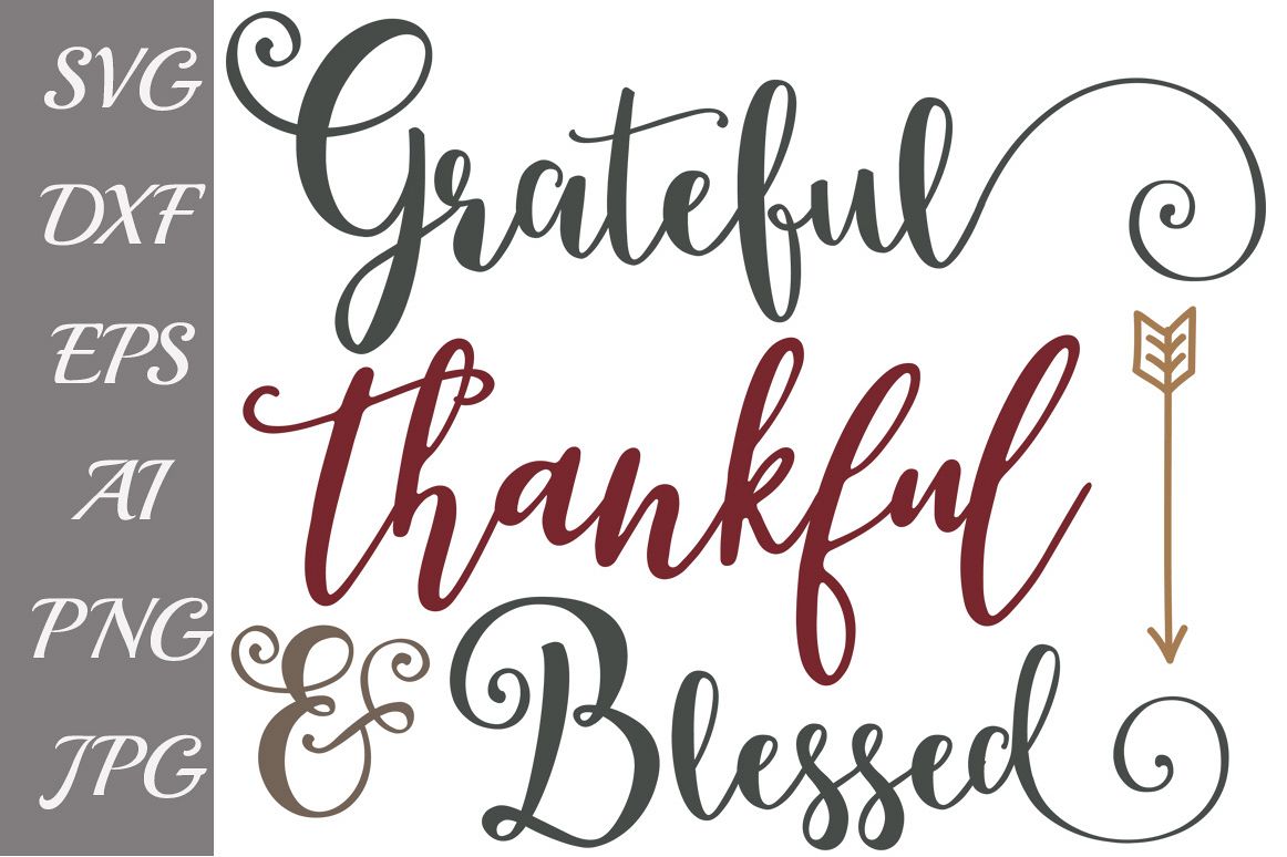 Grateful Thankful SVG example image 1