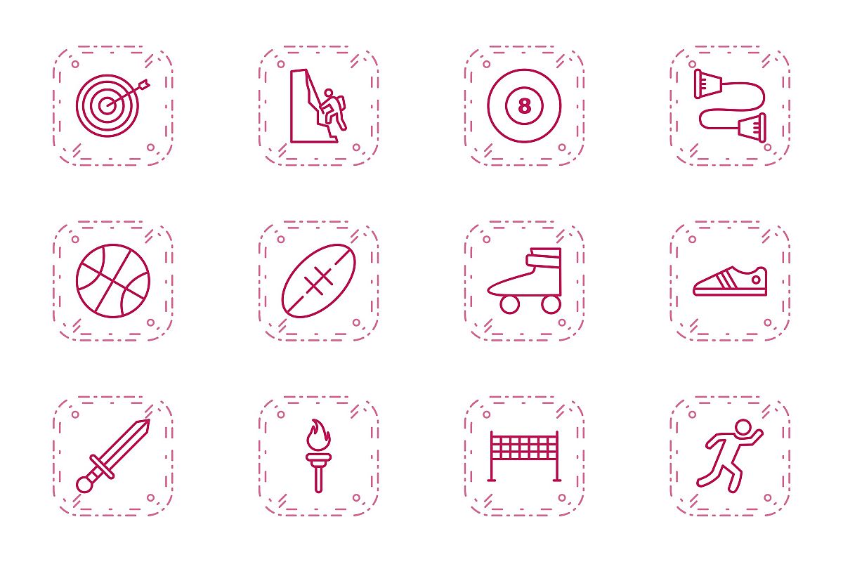Set Of Sports And Game Icons example image 1