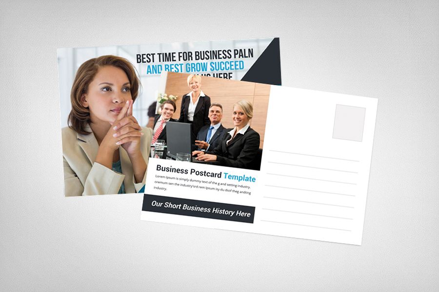 Corporate Business Postcard Template example image 1