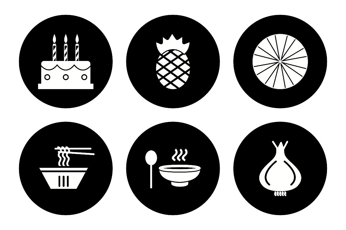 Set Of Food Icons example image 1