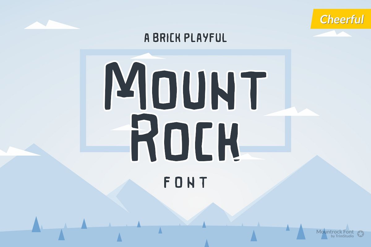 Mountrock - Summer Camp Font example image 1