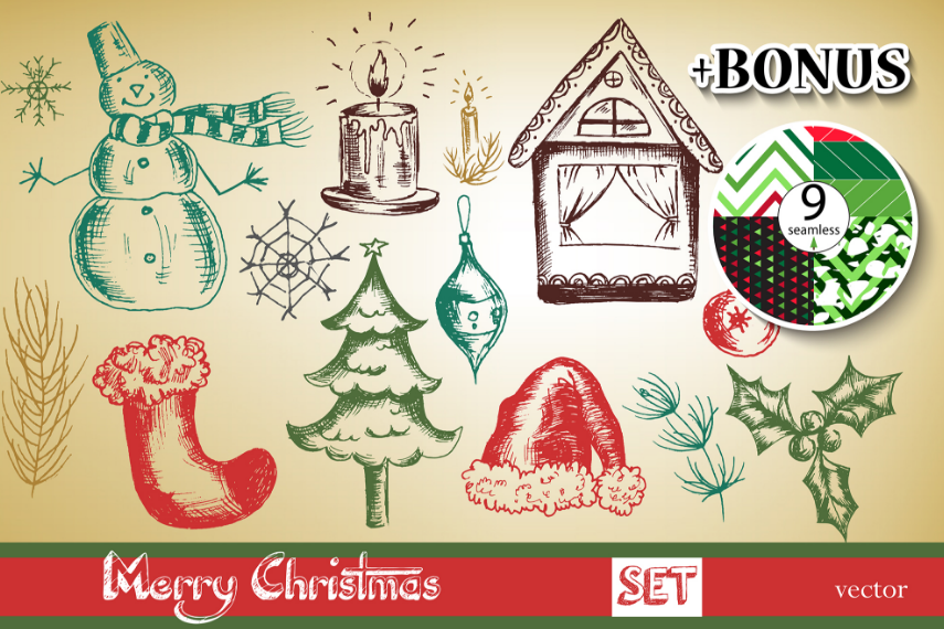 BIG Merry Christmas set. example image 1