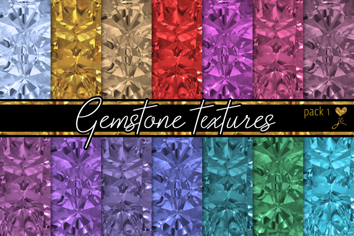 Gemstone Textures Pack 1 example image 1