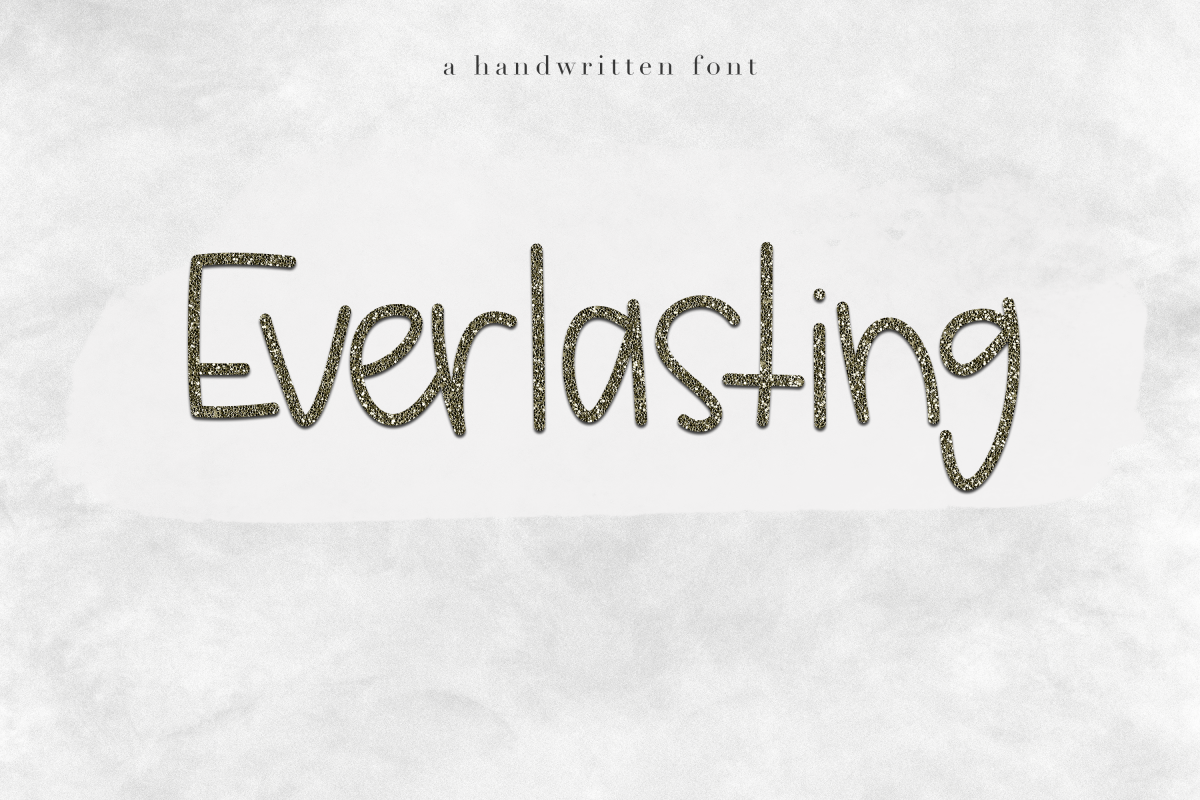 Everlasting - Handwritten Font example image 1
