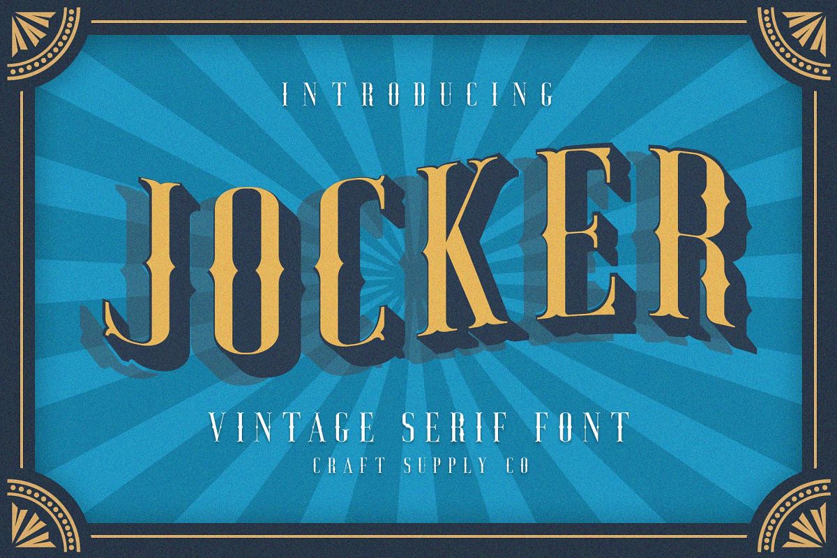 Jocker - Vintage Serif Font Family example image 1