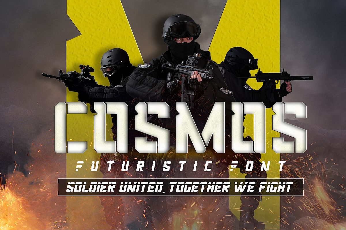 Cosmos Futuristic Font example image 1