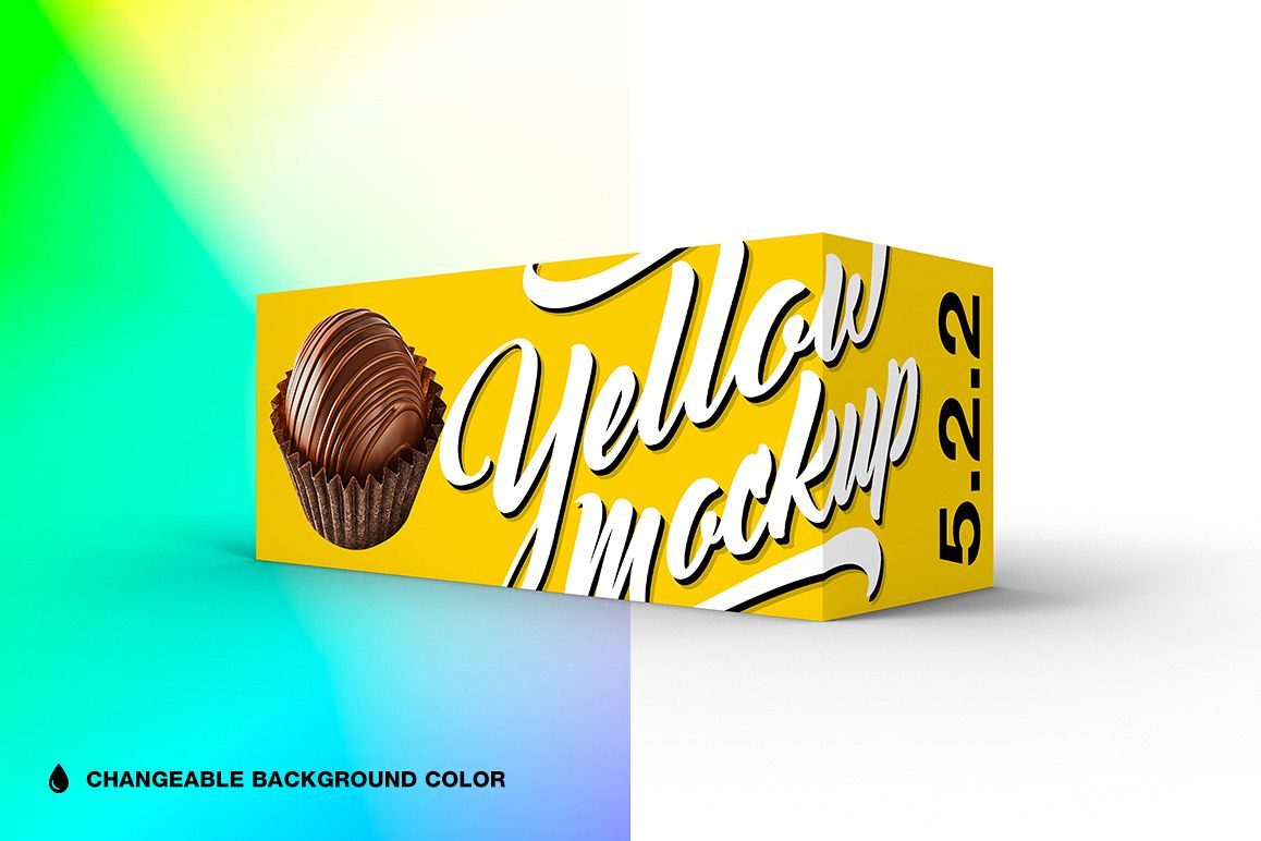 5.2.2 Simple 3D Box Mockup PSD example image 1