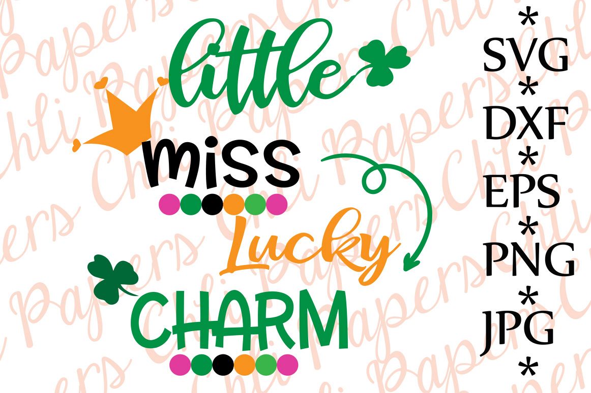 Little Miss Lucky Charm Svg example image 1
