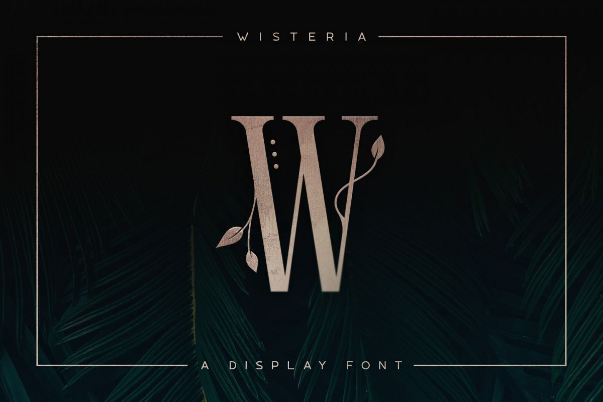 Wisteria - Display Font example image 1