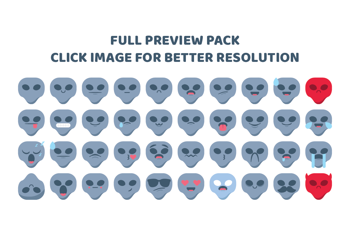 Alien Emojis example image 1