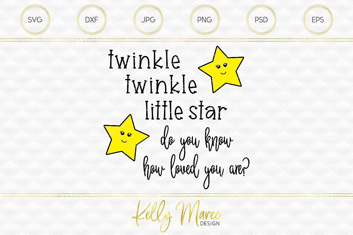 Download Twinkle Twinkle Little Star SVG File