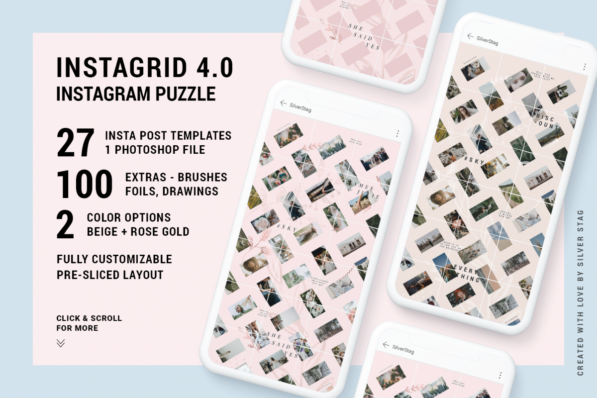 instagram puzzle grid examples