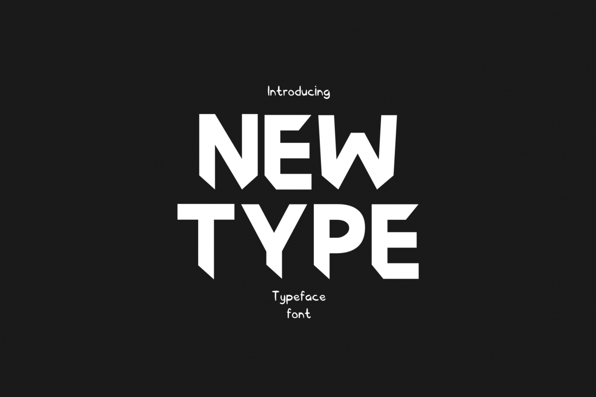 Newtype Typeface Font example image 1