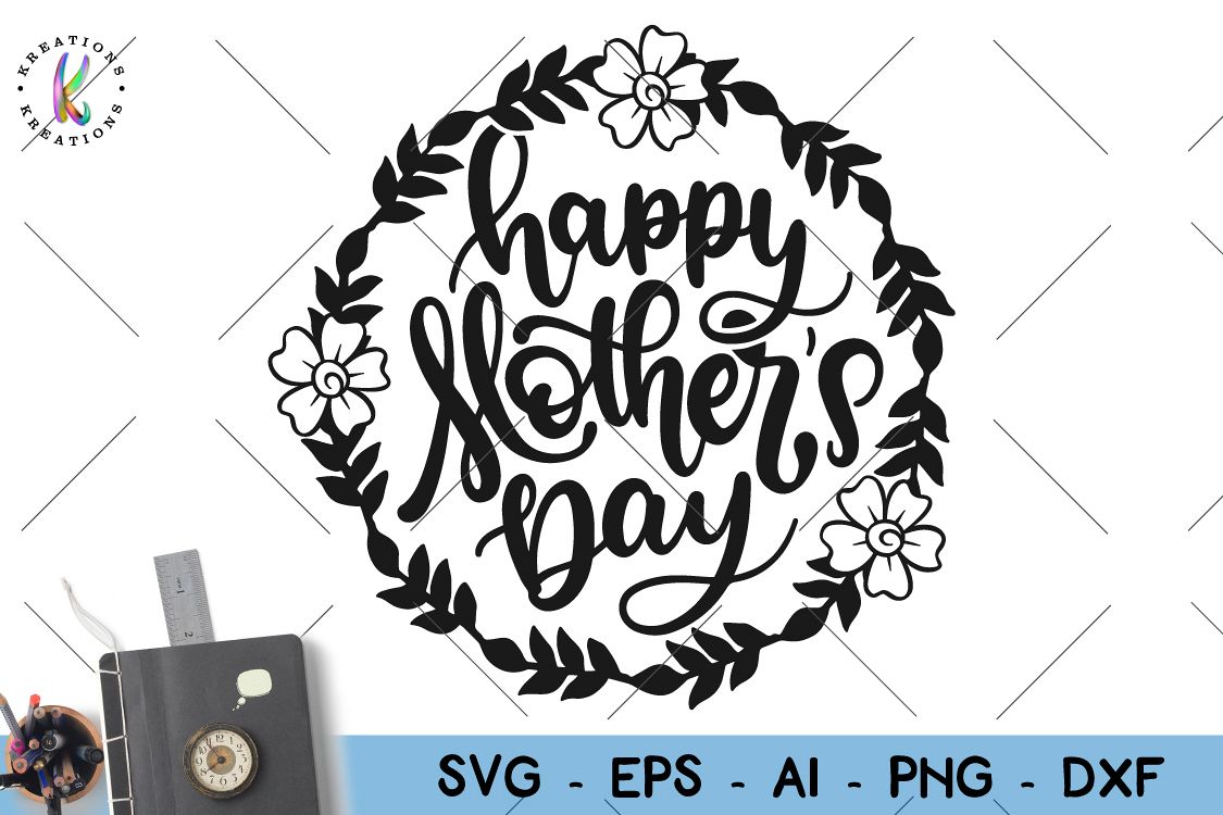 Mom-happy mothers day svg (427638) | SVGs | Design Bundles