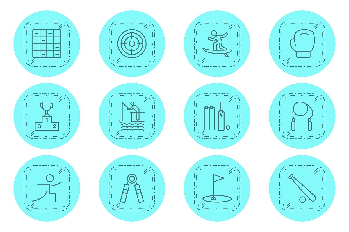 Set Of Sports And Game Icons example image 1