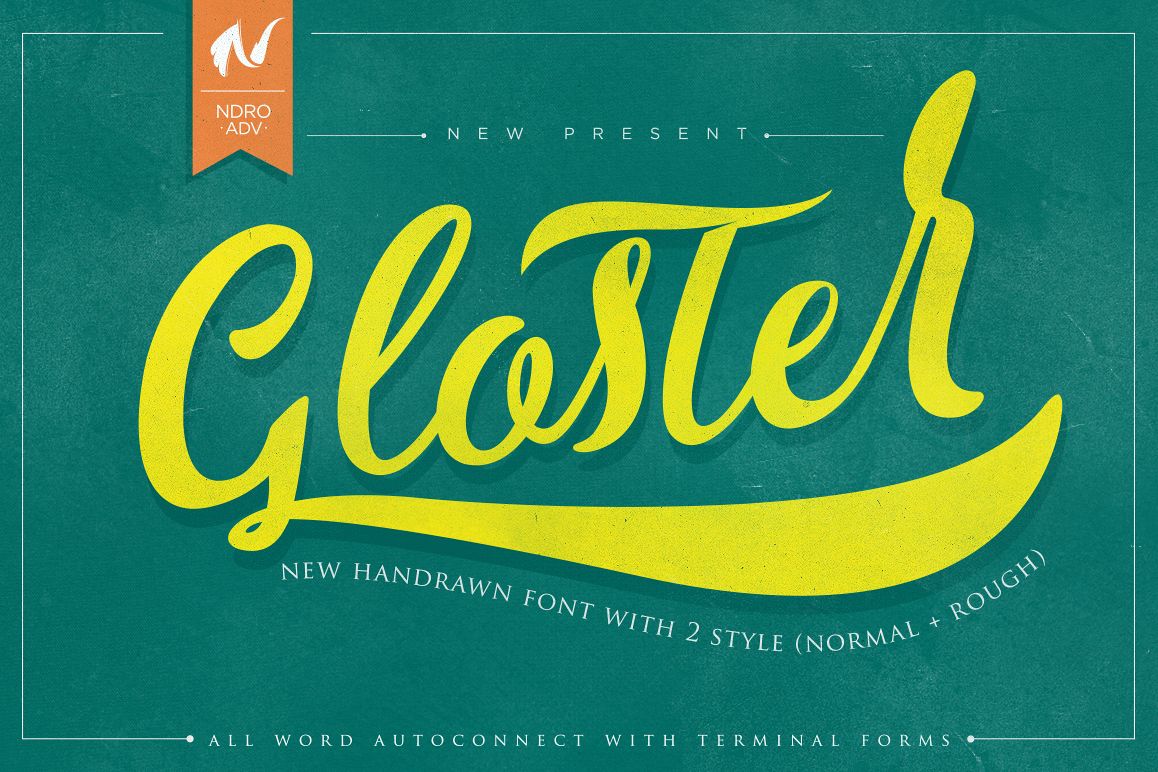 Gloster Typeface example image 1