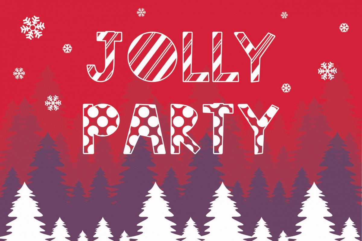 Jolly Party - A Christmas Font example image 1