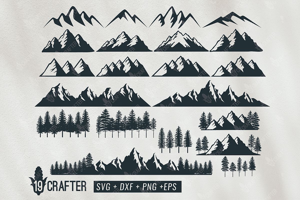 Free Free 198 Mountain Tree Svg SVG PNG EPS DXF File