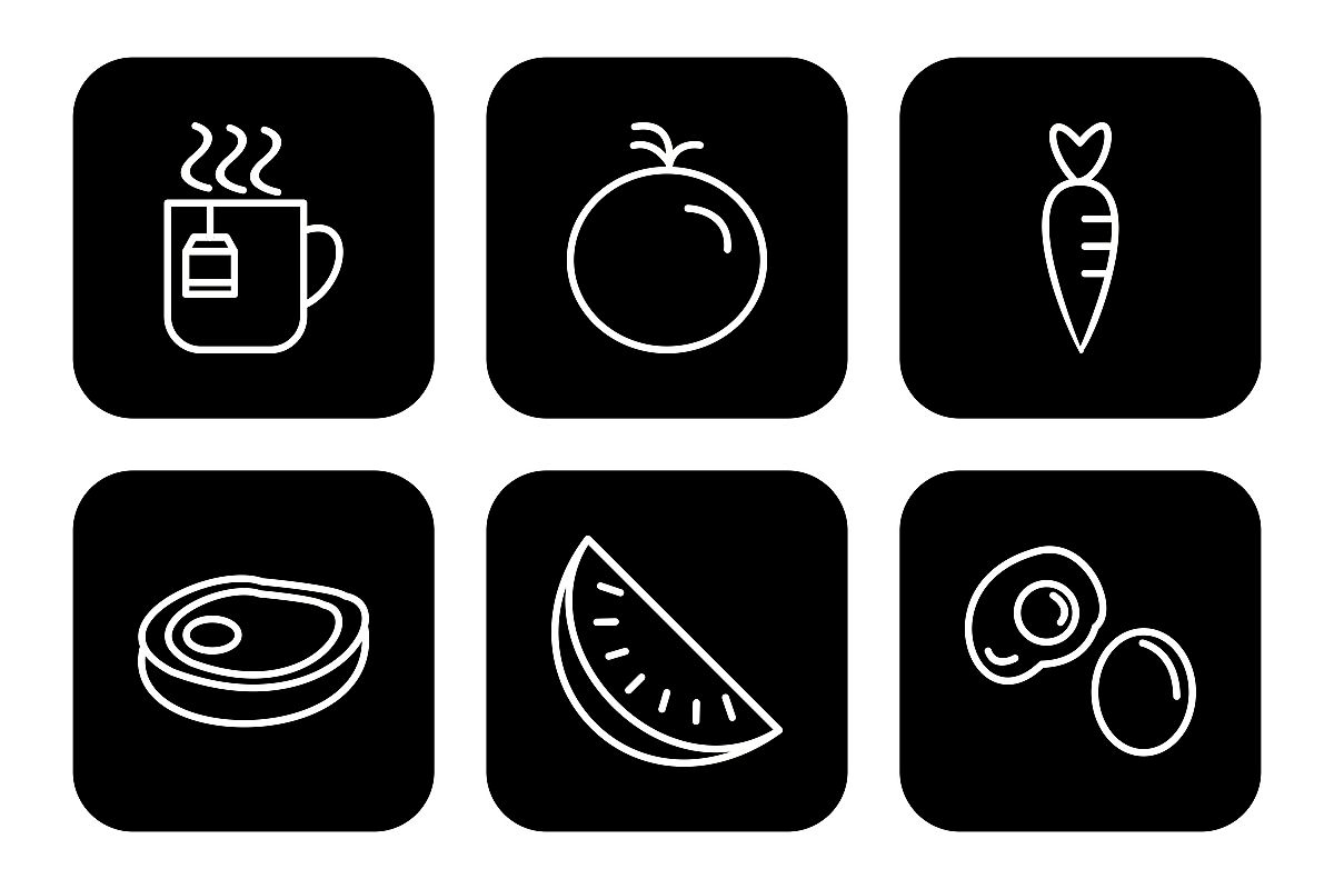 Set Of Food Icons example image 1