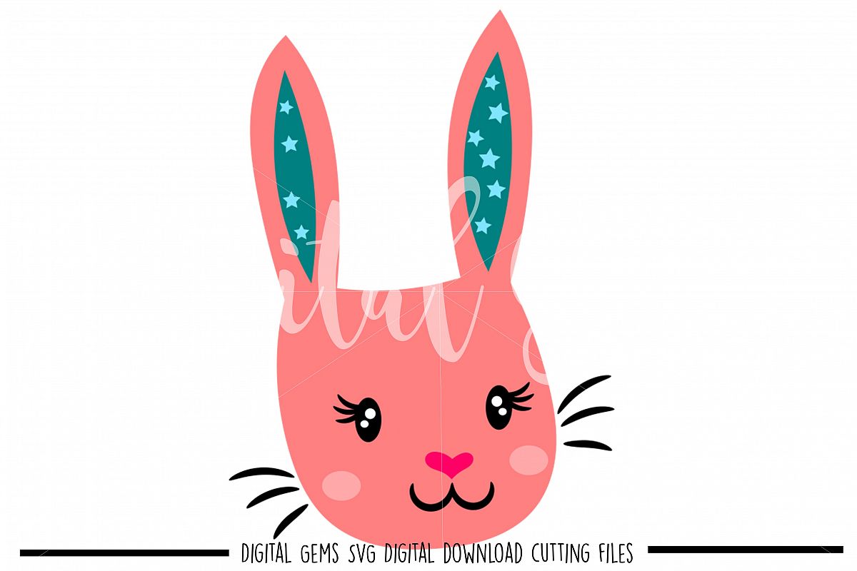 Rabbit SVG / DXF / EPS / PNG files example image 1