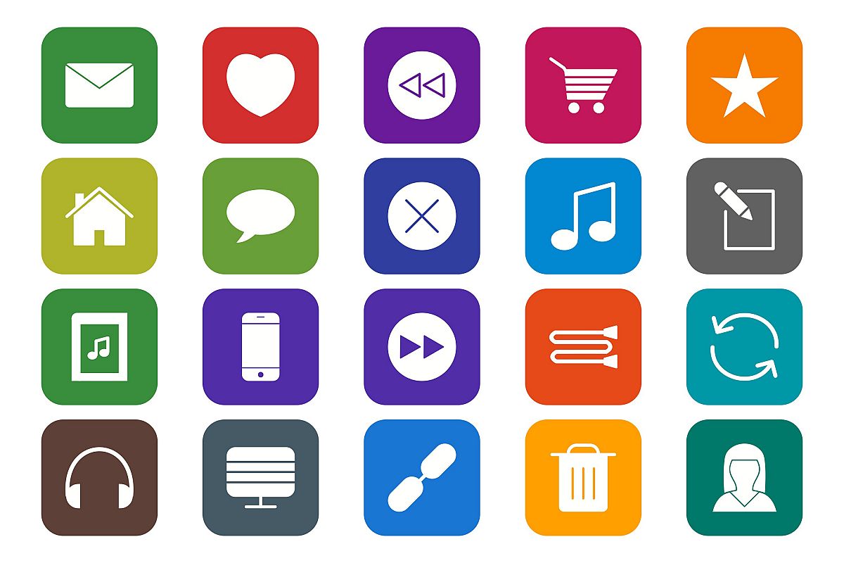 Set Of Multimedia Icons example image 1