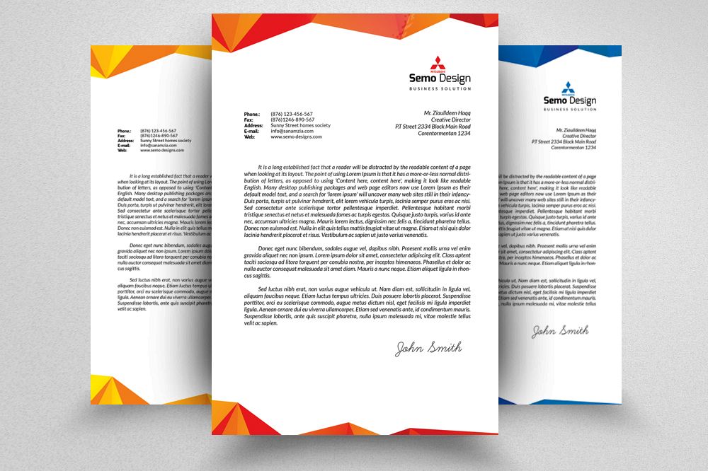 Business Letterheads Psd template example image 1