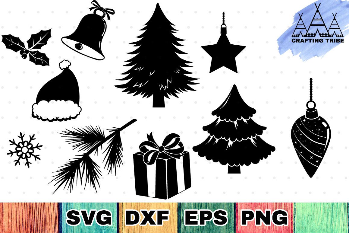 Christmas SVG Cut Files Pack example image 1