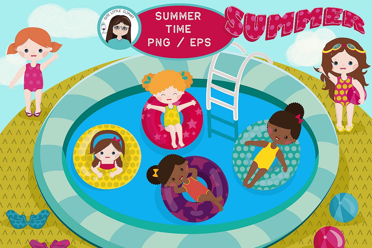Summer clipart vector example image 1