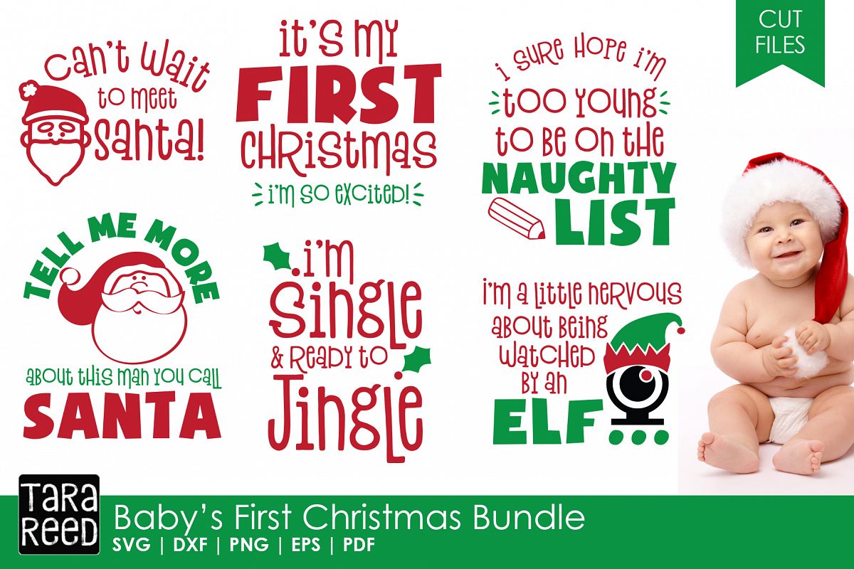 Download Baby's First Christmas - Christmas SVG Files for Crafters ...