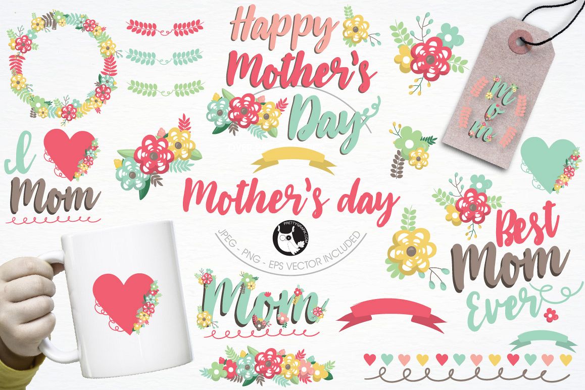Mother's day graphics and illustrations example image 1