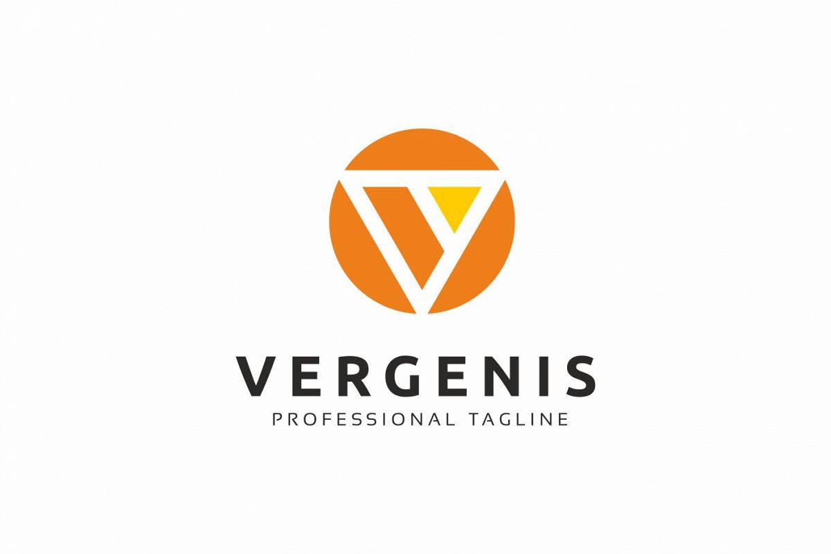 Vergenis V Letter Logo example image 1