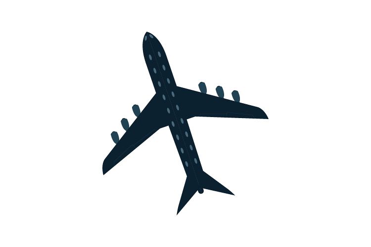 Plane icon example image 1