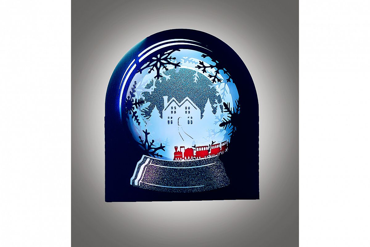Snow Globe Winter wonderland Train example image 1