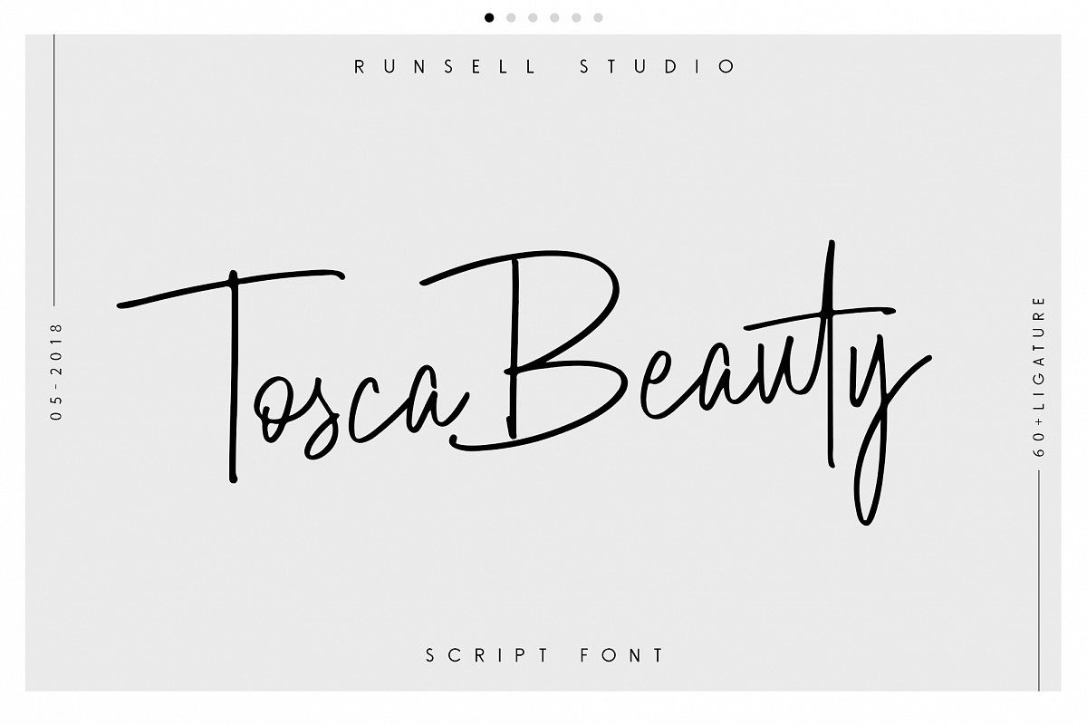 Tosca Beauty Handwritten Font example image 1