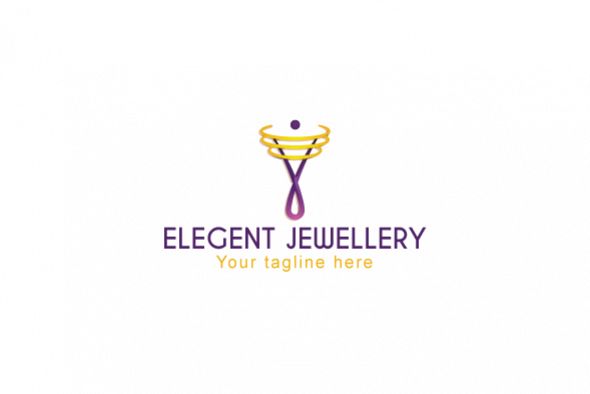 Elegant Jewellery - Creative Iconic Human Figure Stock Logo example image 1