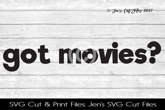 Got Movies SVG Cut File example image 1