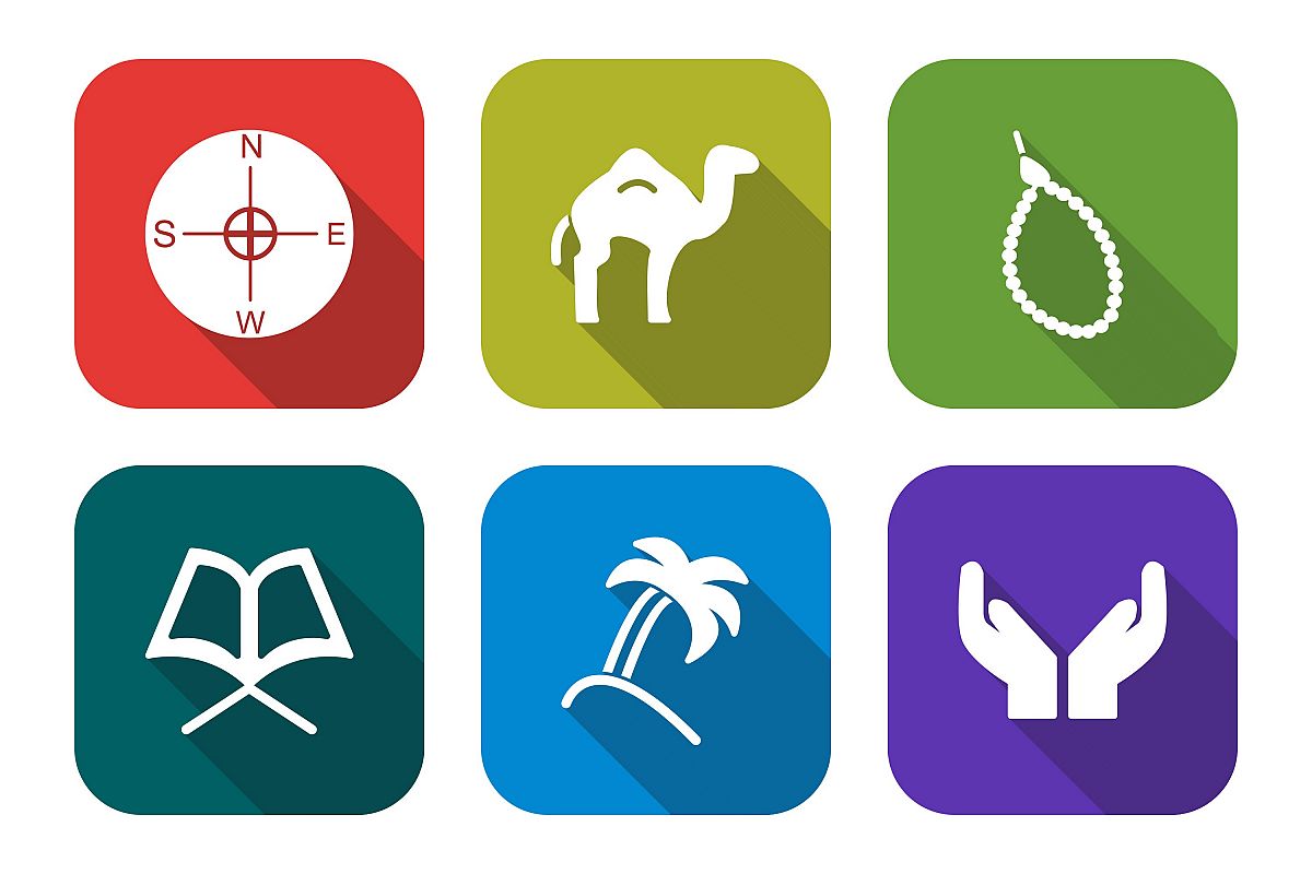 Set Of Ramadan Icons example image 1