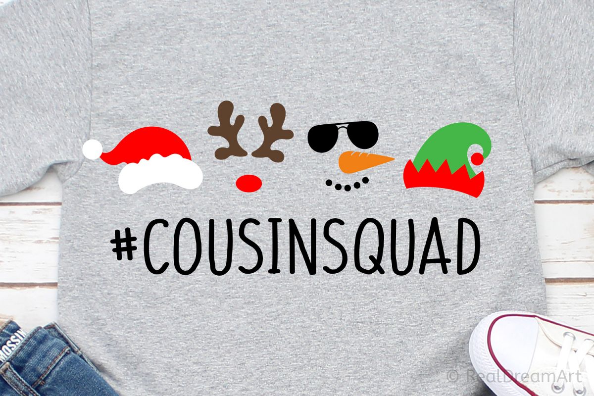 Cousin Squad SVG, DXF, PNG, EPS example image 1