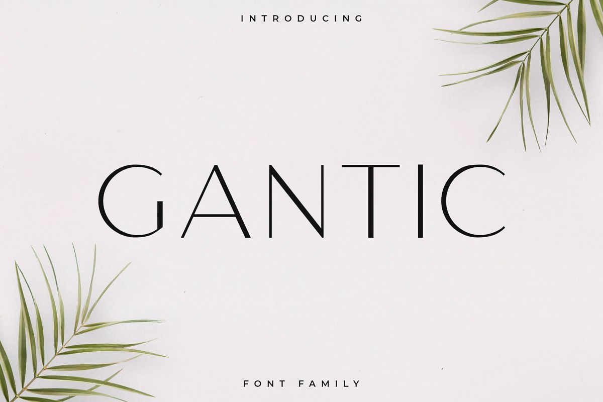 Gantic Font Family - Sans Serif example image 1
