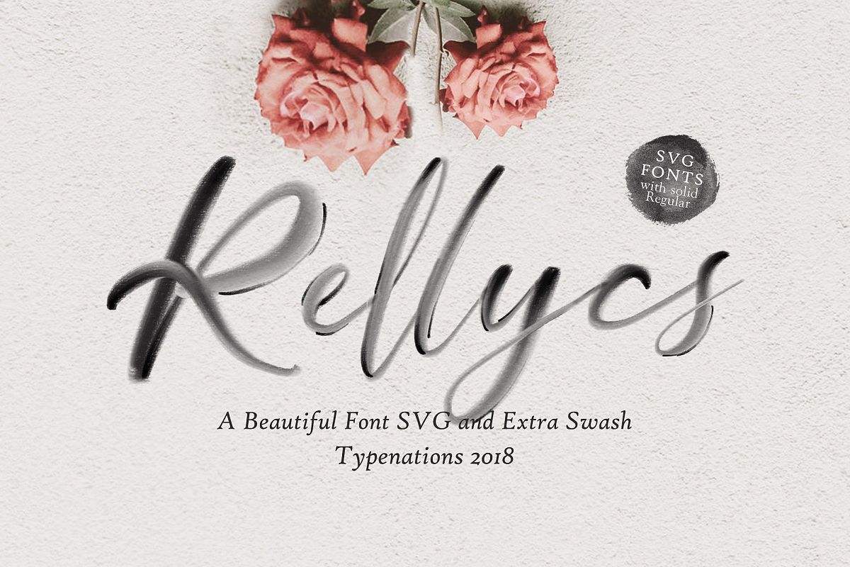 Rellycs OpenType SVG example image 1